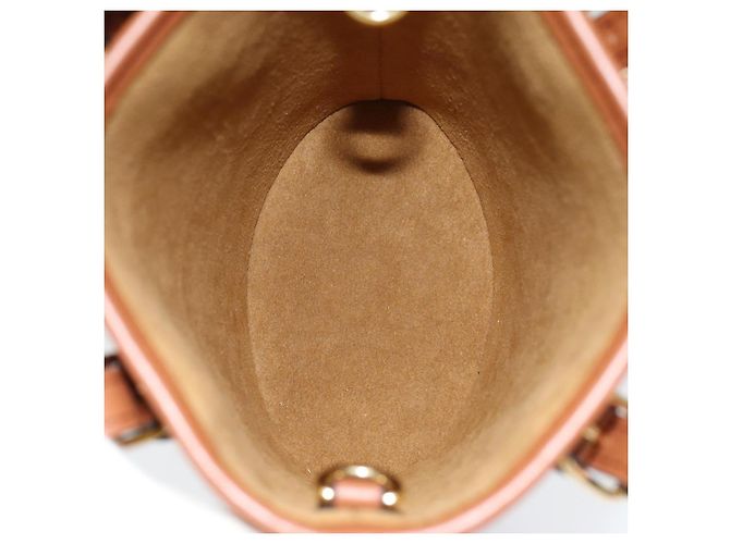 Bucket LOUIS VUITTON LV Borsa a secchiello Nano Garden Beige M81724 LV Auth 84696S - vista 10