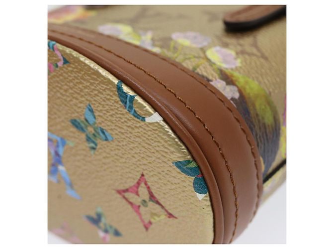 Bucket LOUIS VUITTON LV Borsa a secchiello Nano Garden Beige M81724 LV Auth 84696S - vista 15