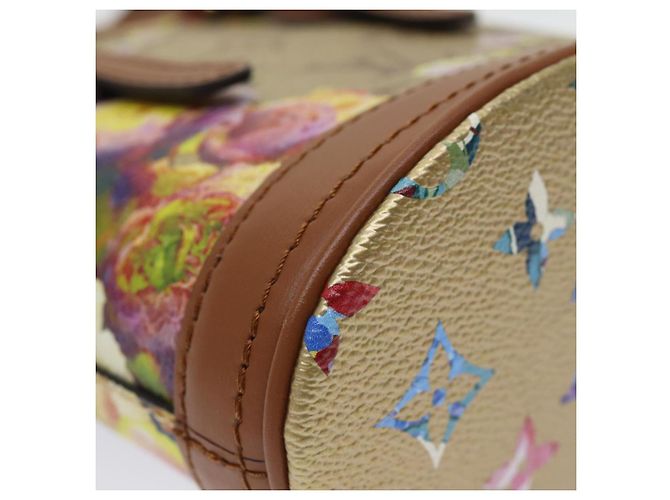Bucket LOUIS VUITTON LV Borsa a secchiello Nano Garden Beige M81724 LV Auth 84696S - vista 16