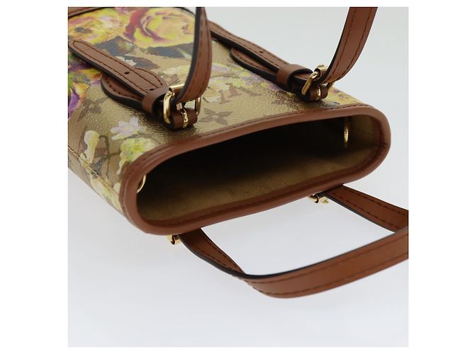 Bucket LOUIS VUITTON LV Borsa a secchiello Nano Garden Beige M81724 LV Auth 84696S - vista 6