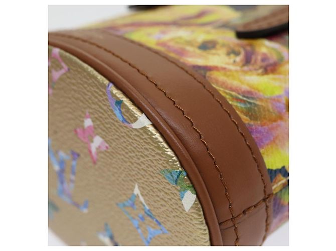 Bucket LOUIS VUITTON LV Borsa a secchiello Nano Garden Beige M81724 LV Auth 84696S - vista 9