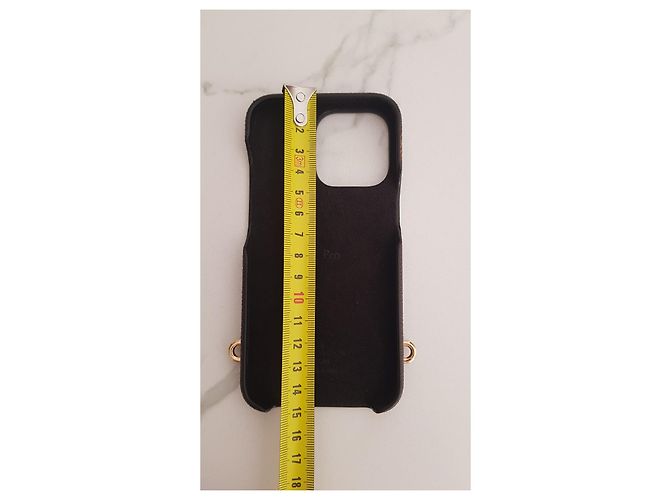 Custodia monogramma LOUIS VUITTON per iPhone 13 Pro Marrone Nero - vista 12