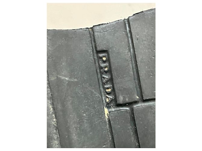 Botas Chelsea de cuero negro Prada Roja - vista 7