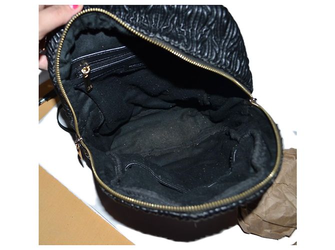 Ermanno Scervino Rucksack schwarz Kunstleder - Ansicht 7
