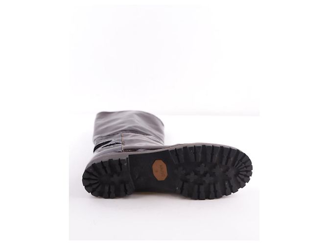 Marni Lackleder-Bikerstiefel - Ansicht 5
