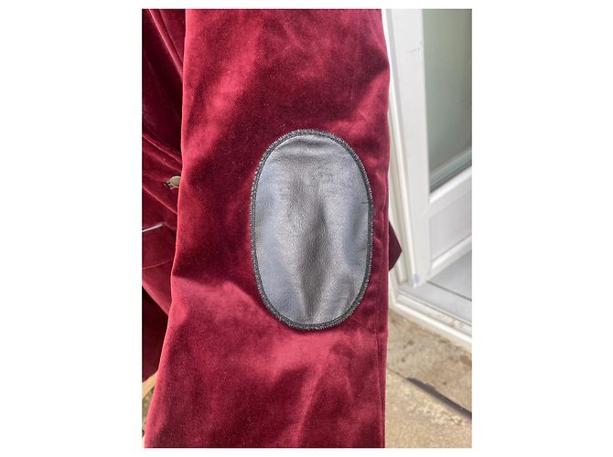 Chaqueta Ekyog de algodón rojo oscuro Burdeos - vista 6