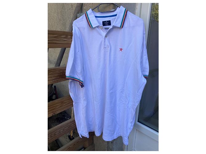 Polo uomo in cotone bianco Hackett London XXL - vista 2