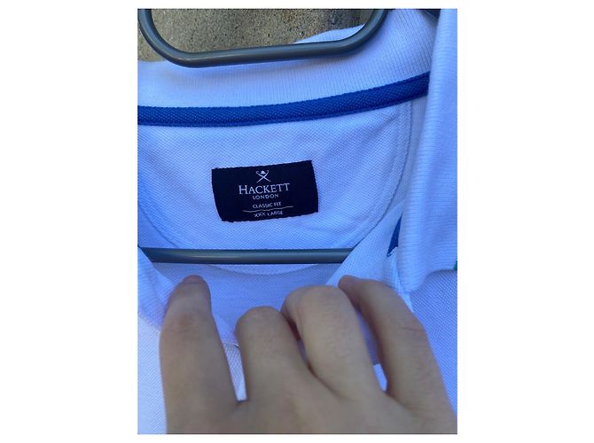 Polo uomo in cotone bianco Hackett London XXL - vista 5