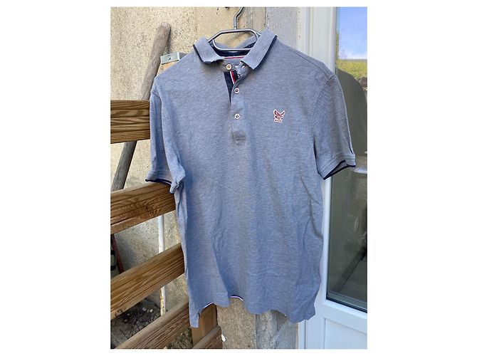 Polo Aigle de algodón gris Talla M - vista 2