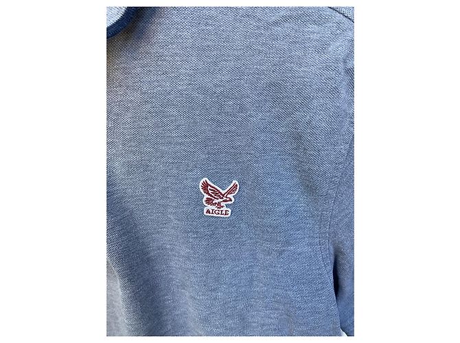 Polo Aigle de algodón gris Talla M - vista 3
