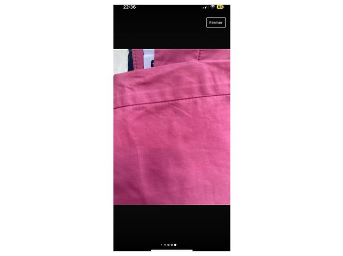 Pantalones Jil Sander rosas de algodón - vista 9