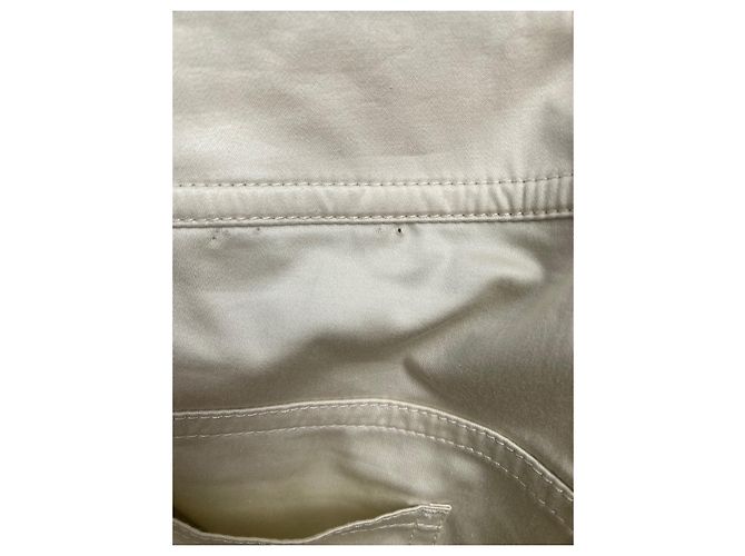 Pantalones Armani Beige de Algodón - vista 7