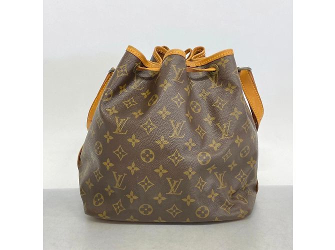 Noe Bolsa de Ombro Petit Noé Monograma Louis Vuitton Marrom - vista 14