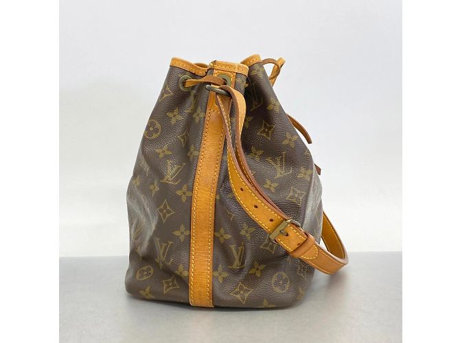 Noe Bolsa de Ombro Petit Noé Monograma Louis Vuitton Marrom - vista 2