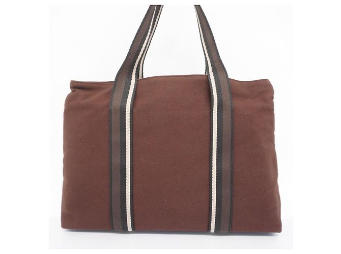 Hermès Hermes Tote Bag Troca Horizontal MM Canvas Braun - Ansicht 8