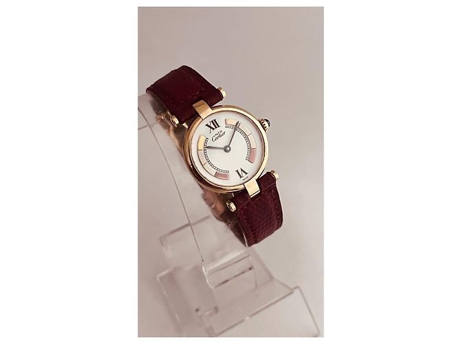 Cartier Vendôme Trinity Uhr Gold Vermeil 24mm - Ansicht 2