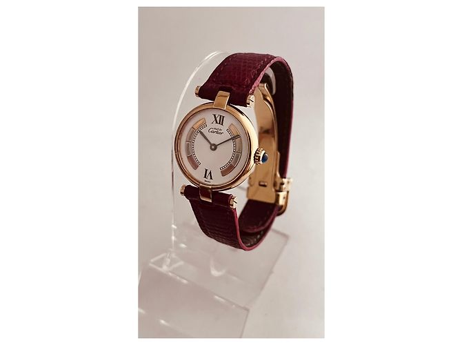 Cartier Vendôme Trinity Uhr Gold Vermeil 24mm - Ansicht 3