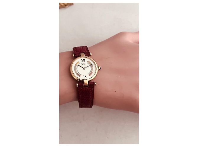 Cartier Vendôme Trinity Uhr Gold Vermeil 24mm - Ansicht 7