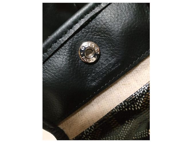 Artois Borsa a mano Goyard Anjou Mini Nera in Pelliccia Nero - vista 8