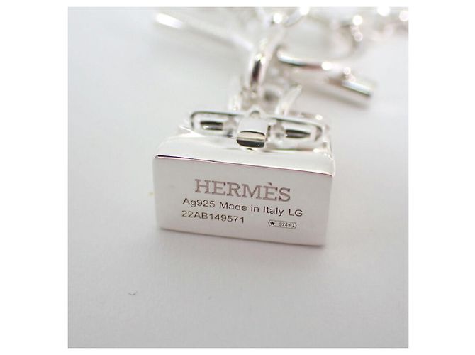 Hermès Pulsera Amuleto Birkin Hermes 925 - vista 6