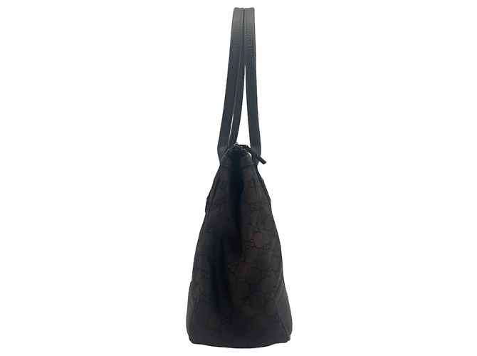 Borsa Gucci Princy GG Marrone Tela e Pelle - vista 5
