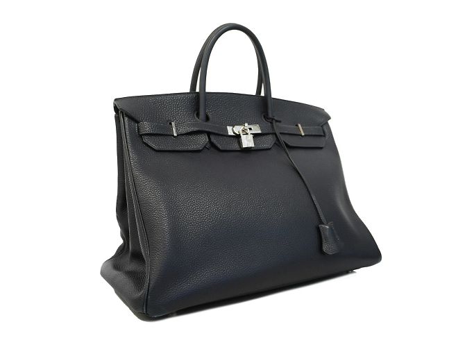 Hermès Borsa Hermes Birkin 40 in blu indaco - vista 2