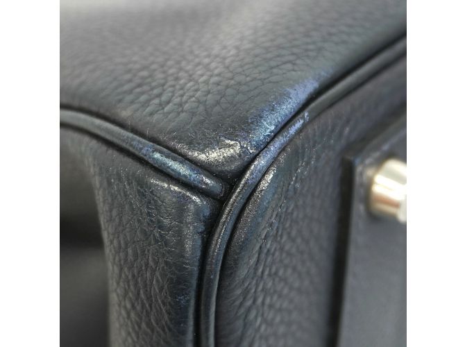 Hermès Borsa Hermes Birkin 40 in blu indaco - vista 6