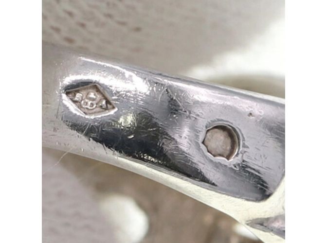Hermès Hermes Boucle Cellier Sterling Silver Band Ring - view 6