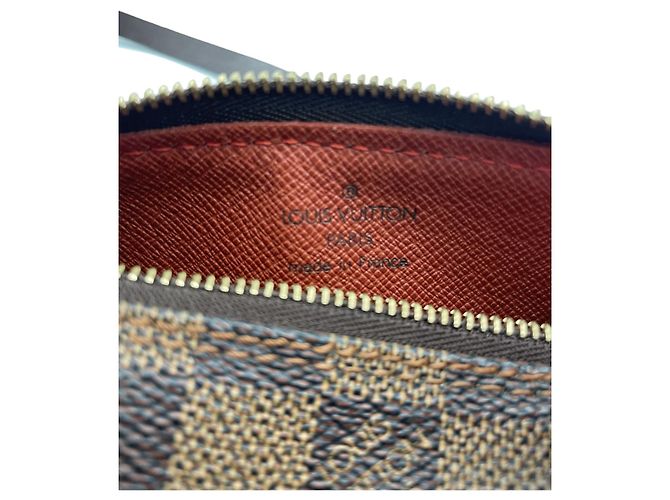 Louis Vuitton Papillon 30 Damier Ebène Marrone - vista 2
