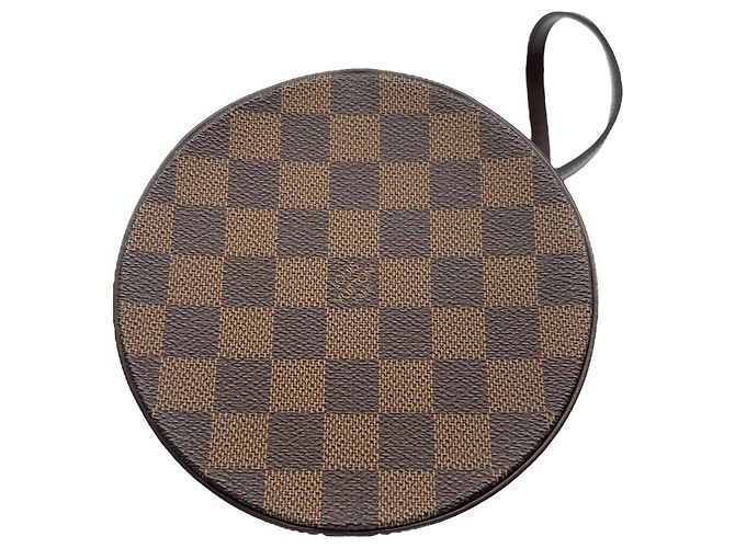 Louis Vuitton Papillon 30 Damier Ebène Marrone - vista 8
