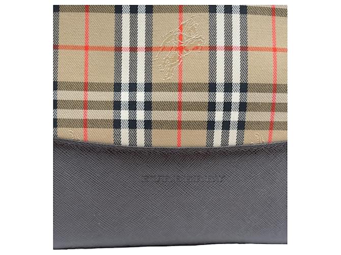 Borsa Tote Burberry Nova Check Beige - vista 2