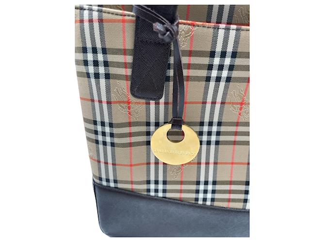 Borsa Tote Burberry Nova Check Beige - vista 3