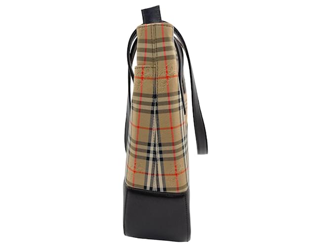Borsa Tote Burberry Nova Check Beige - vista 5