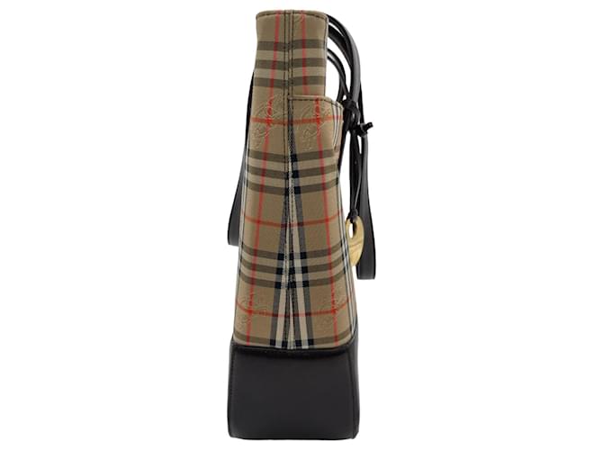 Borsa Tote Burberry Nova Check Beige - vista 6
