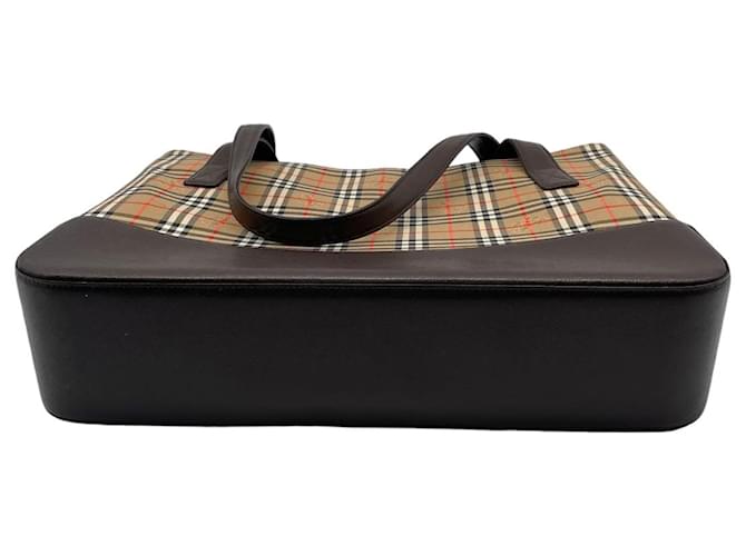 Borsa Tote Burberry Nova Check Beige - vista 7