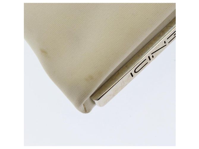 FENDI Schultertasche aus Nylon in Weiß Silber authentisch ar12395 - Ansicht 14