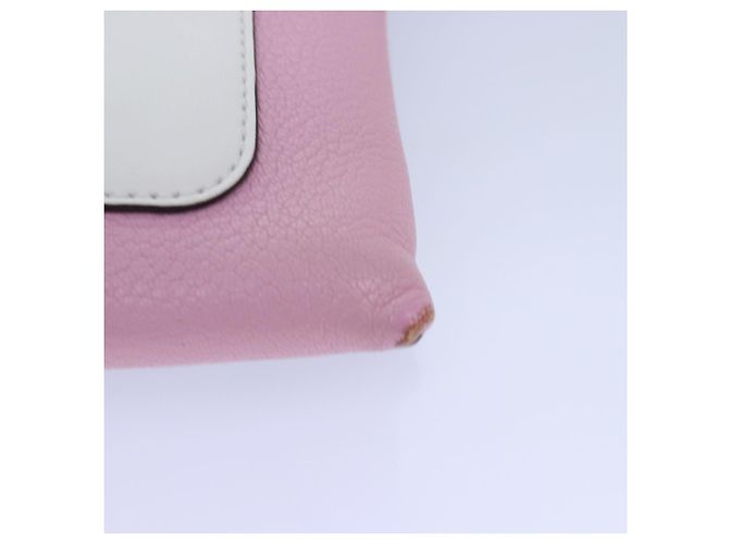 Borsa a spalla GIVENCHY in pelle rosso vino argento rosa Auth am6721 Bordò - vista 15