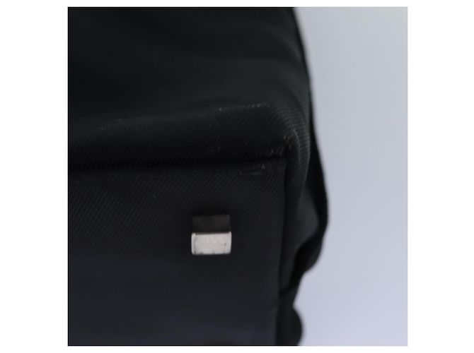 Borsa a spalla GUCCI in nylon nero argento 012 2122 0161 8 Auth ep5178 - vista 13