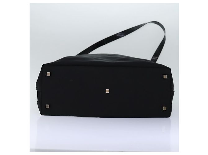 Borsa a spalla GUCCI in nylon nero argento 012 2122 0161 8 Auth ep5178 - vista 9