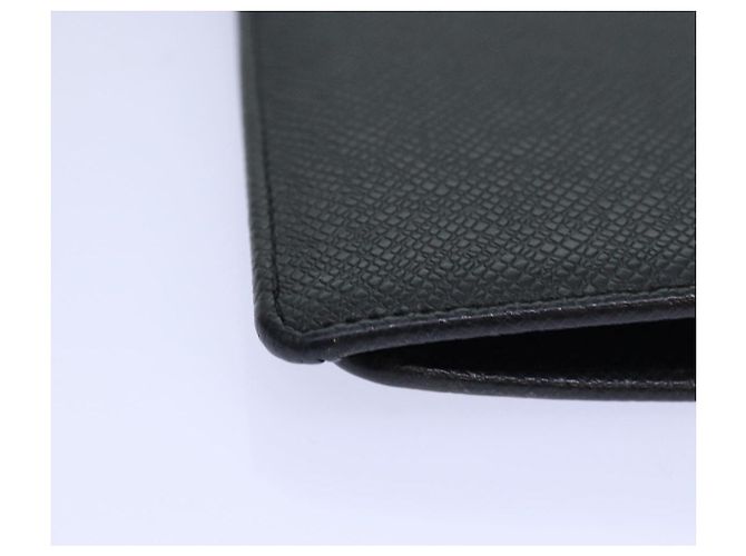 LOUIS VUITTON Taiga Brazza Carteira Longa Ardoise M32572 Auth ar12455 Cinza - vista 15