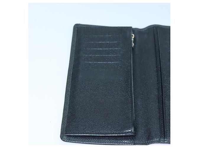 LOUIS VUITTON Taiga Brazza Carteira Longa Ardoise M32572 Auth ar12455 Cinza - vista 17
