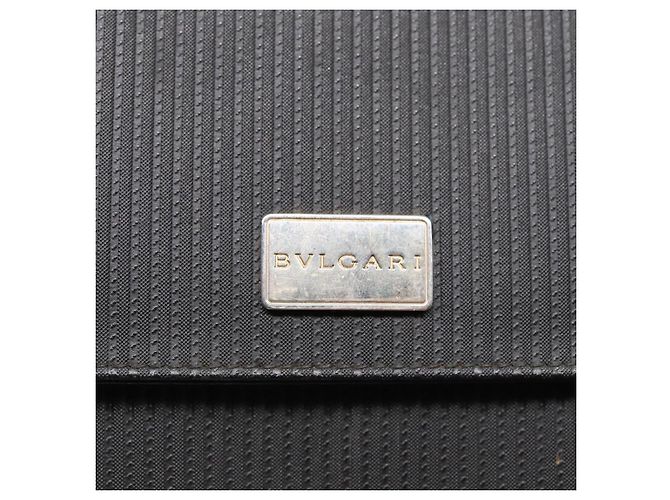 Bulgari Borsa a tracolla BVLGARI PVC Argento Nero Auth ar12452 - vista 12