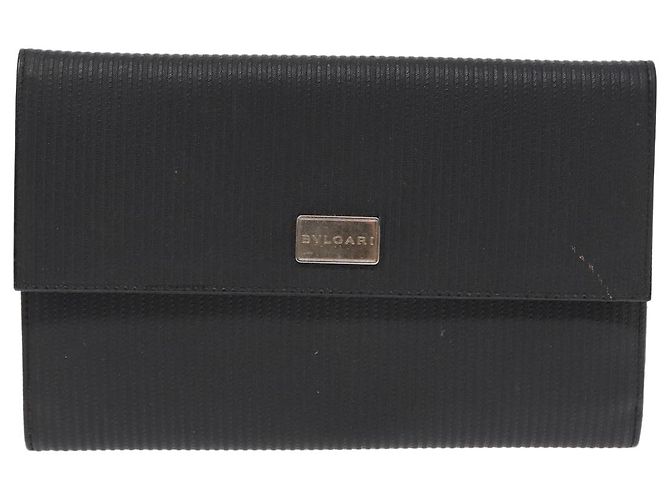 Bulgari Borsa a tracolla BVLGARI PVC Argento Nero Auth ar12452 - vista 2