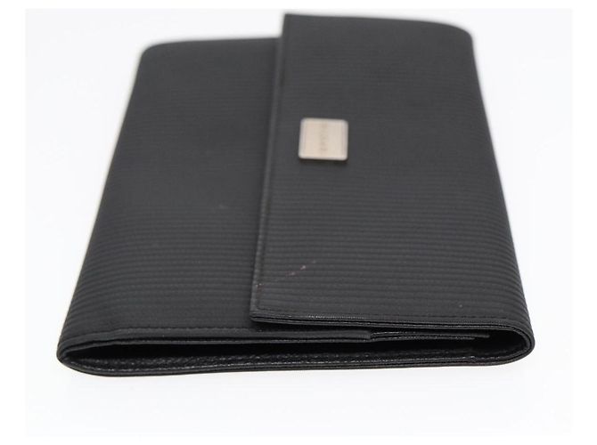Bulgari Borsa a tracolla BVLGARI PVC Argento Nero Auth ar12452 - vista 5