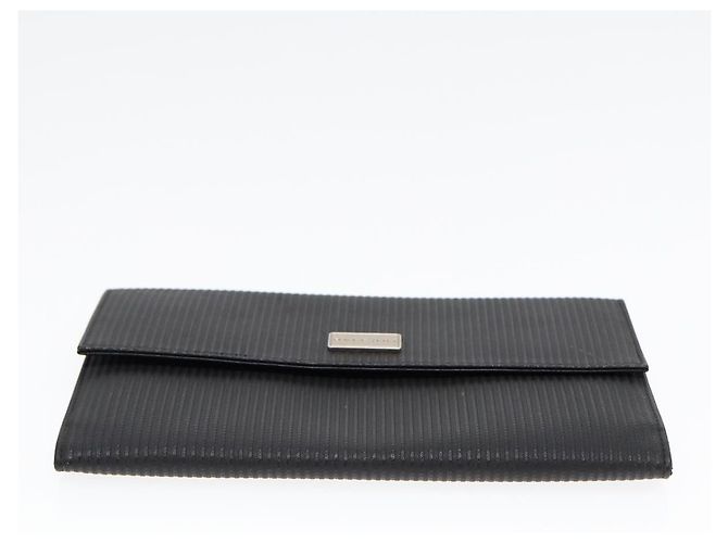 Bulgari Borsa a tracolla BVLGARI PVC Argento Nero Auth ar12452 - vista 7
