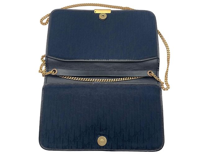 Monogramma Trotter Christian Dior Blu navy - vista 3