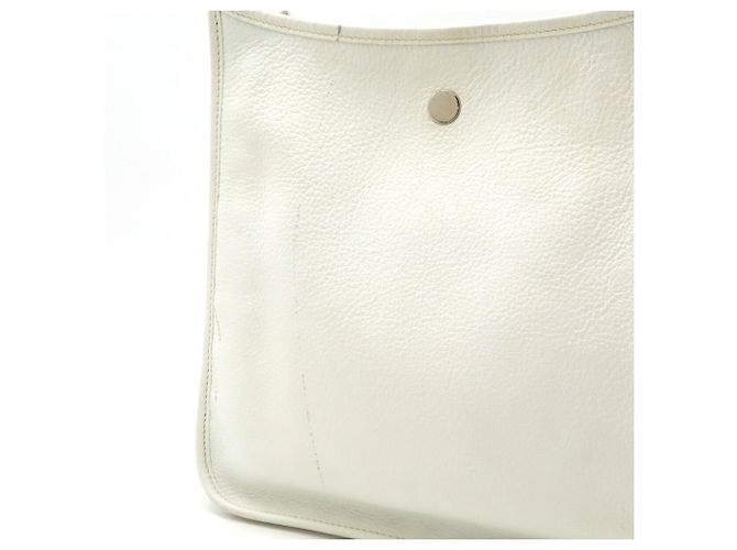 Hermès Borsa a Spalla Hermes Vespa PM Bianco - vista 10