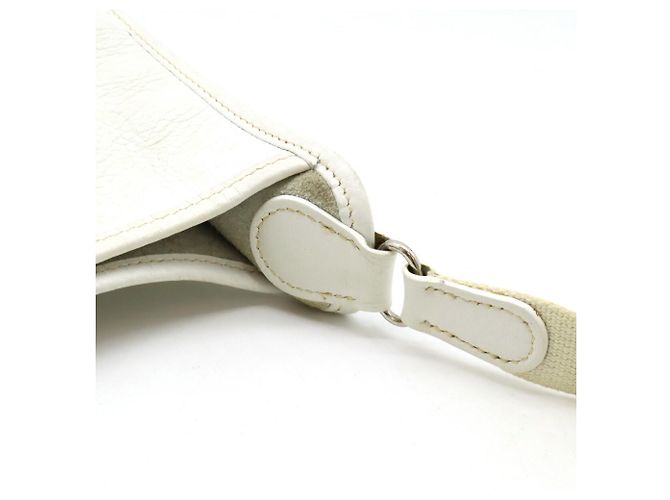 Hermès Borsa a Spalla Hermes Vespa PM Bianco - vista 7