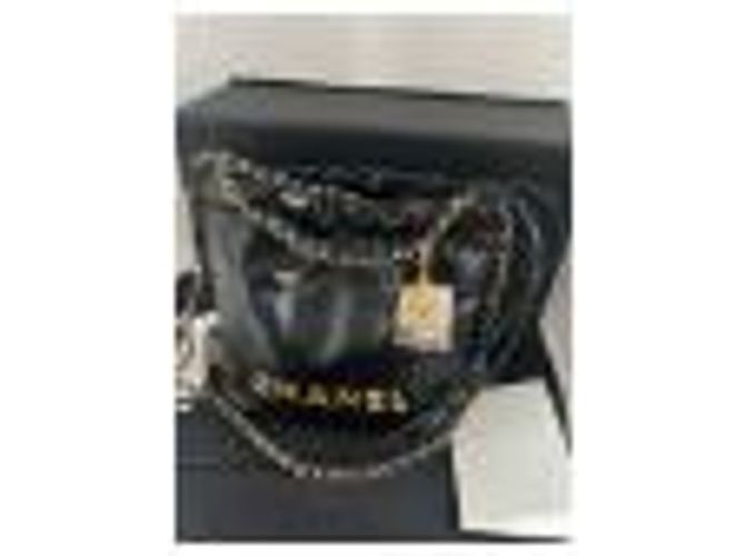 2.55 Borsa a mano Chanel Original Mini 22 in pelle nera Nero - vista 11