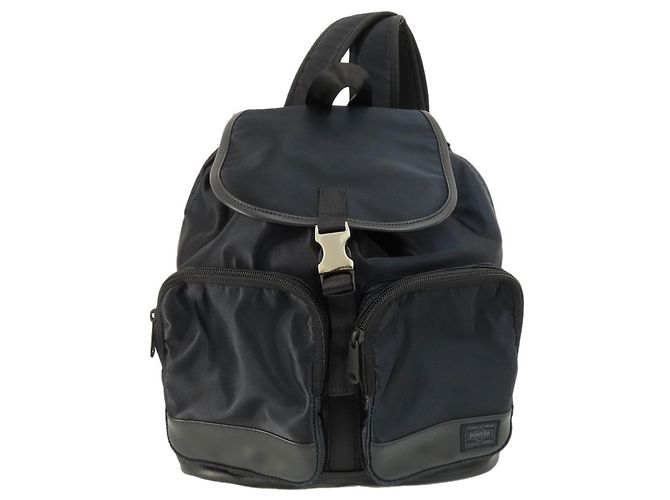Freeman Porter Schwarzer Nylon-Rucksack von Porter - vue 11